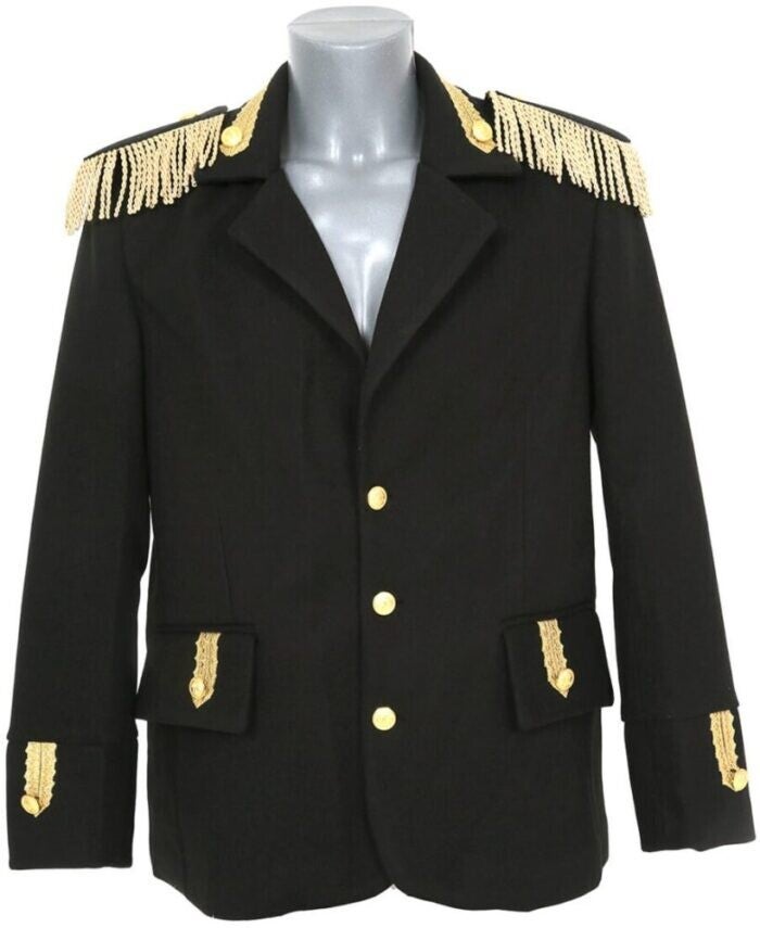 Heren (Carnaval) Jassen: Colbert Zwart Luxe