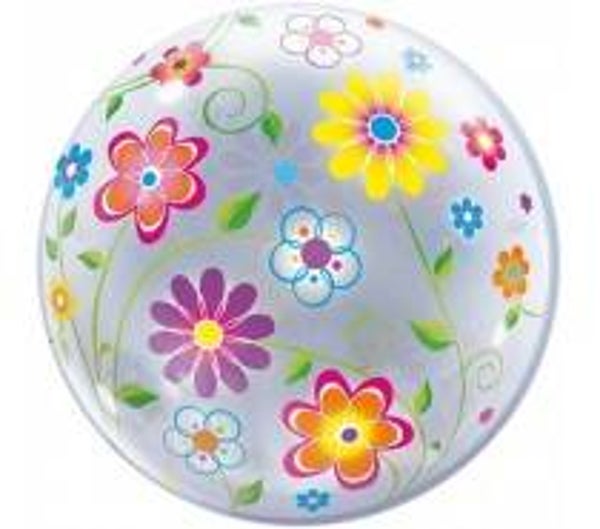 Bubble Ballon Helium Bloemen