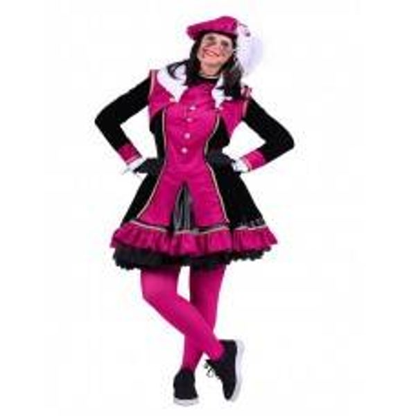 Dames Piet: "Graciosa'' (Zwart/Roze)