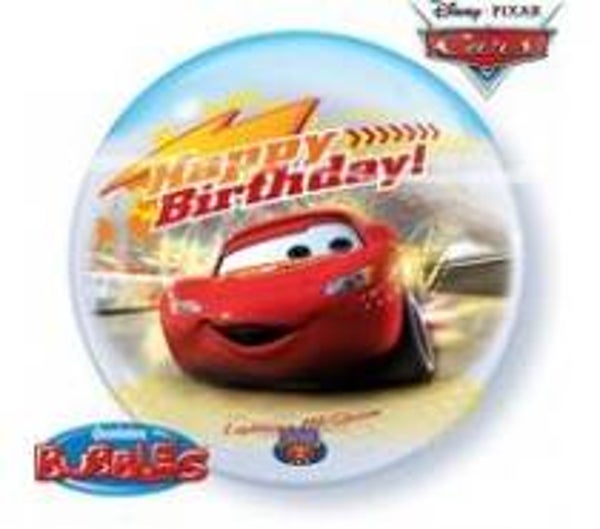 Bubble Ballon Cars Happy Birthday