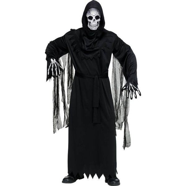 Heren Halloween: The Day of the Dead Reaper Kostuum - One Size