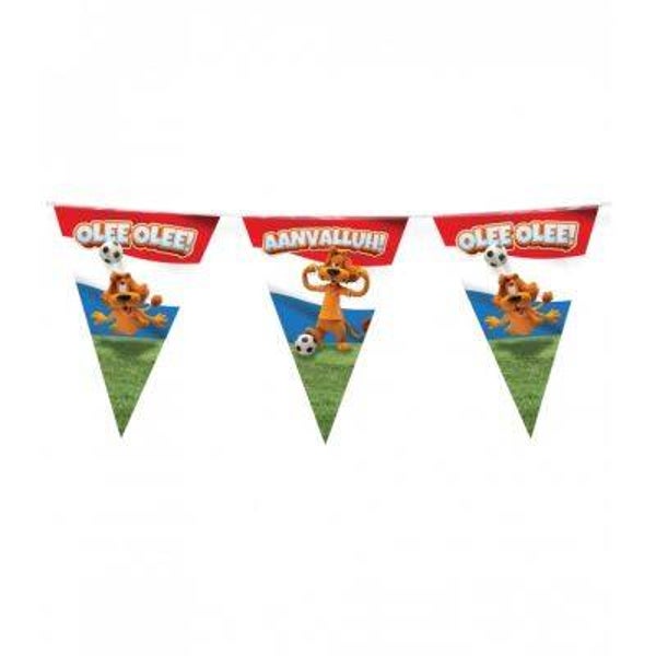 Loeki de leeuw: Party vlaggen Rood-Wit-Blauw 10m