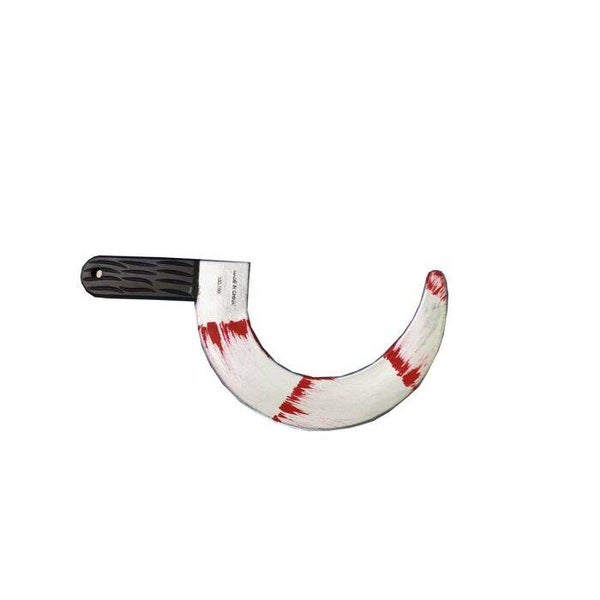 Halloween/Wapen: Sikkel met Bloed - 34 cm