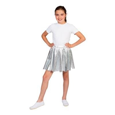 Kinderen Disco & Glitter: Disco Fever Rok Zilver