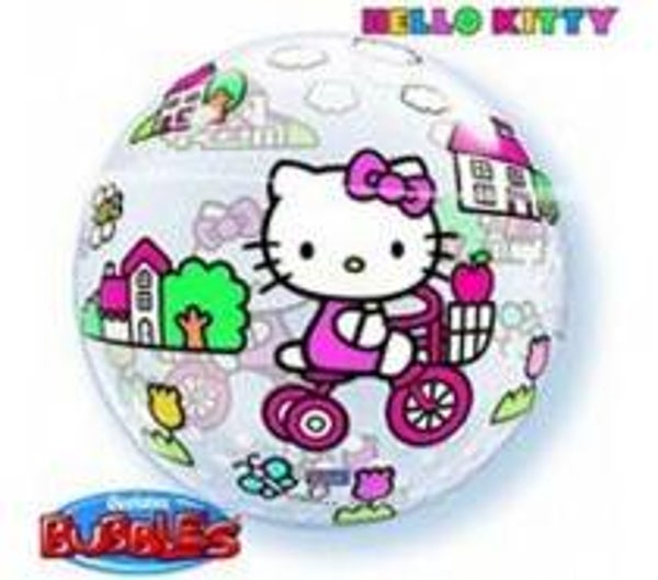 Bubble Ballon Helium Hello Kitty