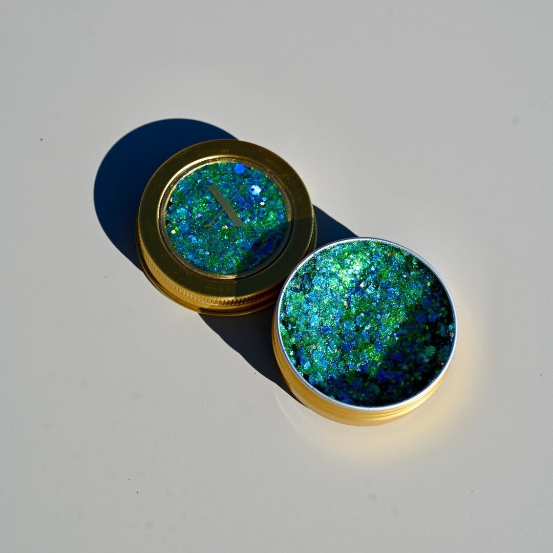 glitters: Sparkling Blue Gezicht Glitters