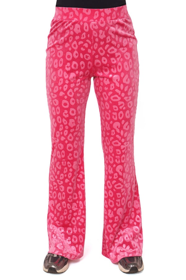 Dames Disco, Glitter & Fout: Flaired pants pink panther
