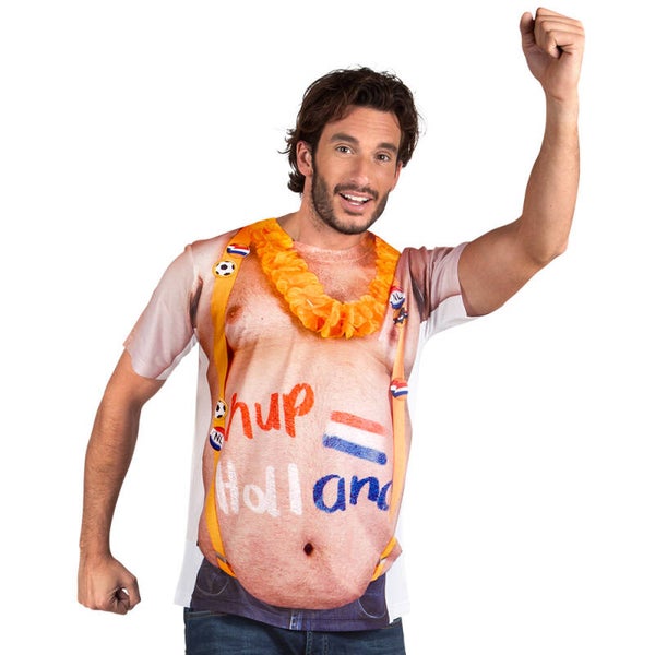 Heren Diversen: Fotorealistisch shirt Mega fan