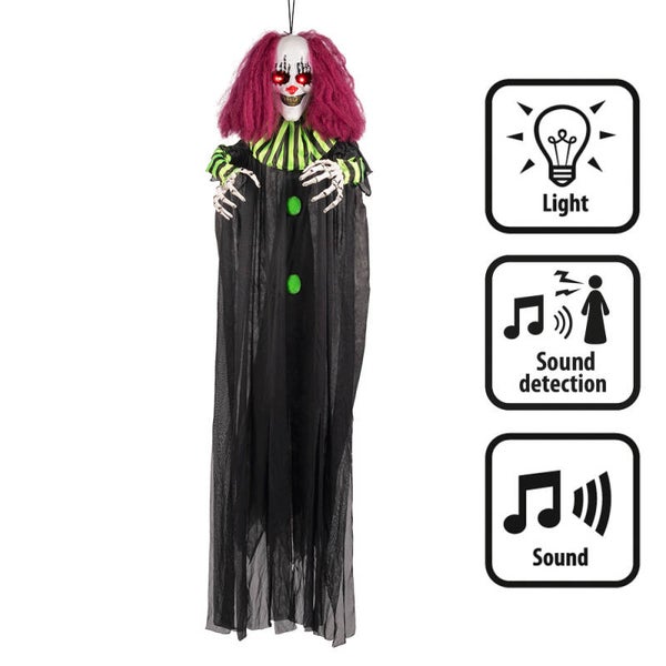 Halloween: Decoratie Terror Clown (130cm)