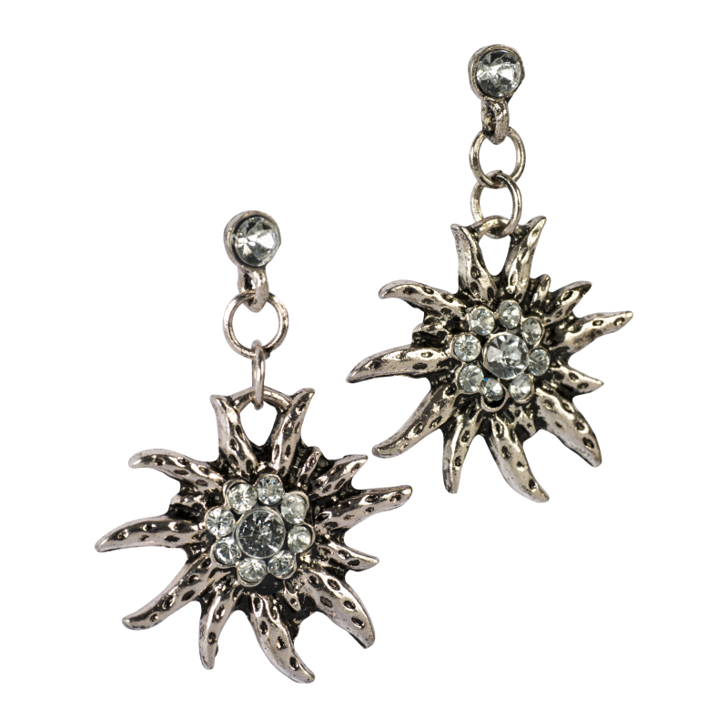 Sieraden: Oorbellen - Ohrstecker Edelweiß