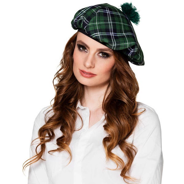 Hoofddeksel: Franse Baret Tartan