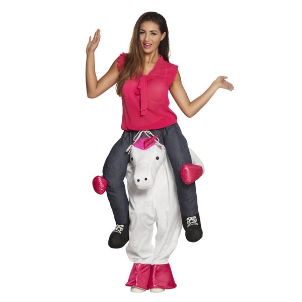 Dames/Heren Dieren: Funny Unicorn (one size)