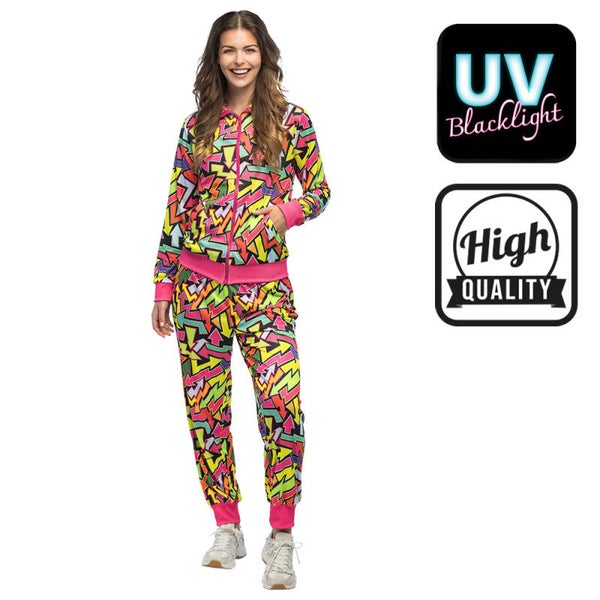 Dames Disco, Glitter & Fout: Trainingspak Art Babe