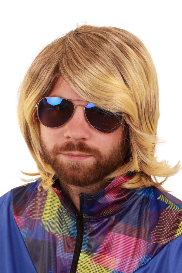 Heren Pruik: Pruik Mario blond
