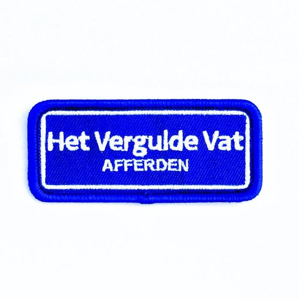 Embleem: Het Vergulde Vat – Afferden 7 x 3 cm