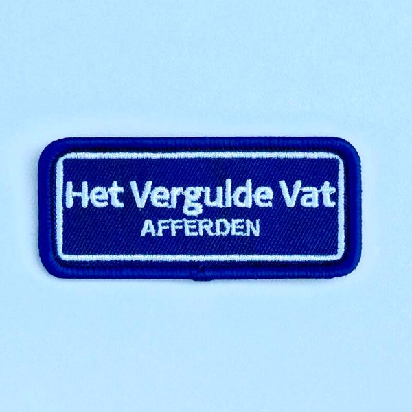 Embleem: De Blautuuters – Appeltern 7 x 3 cm