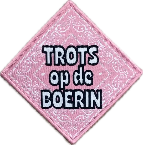 Embleem: Trots op de Boerin
