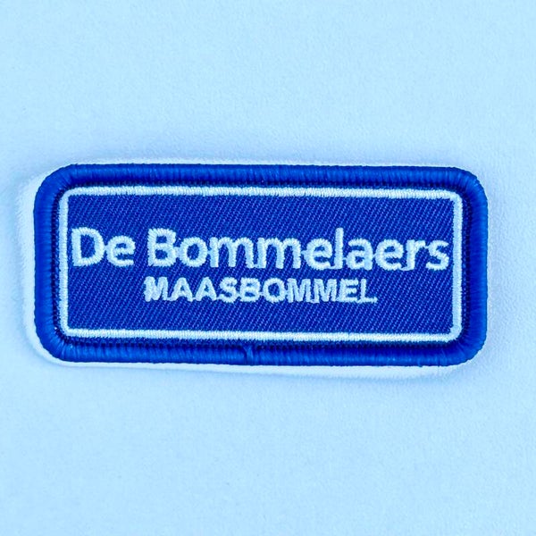 Embleem: De Bommelaers – Maasbommel 7 x 3 cm