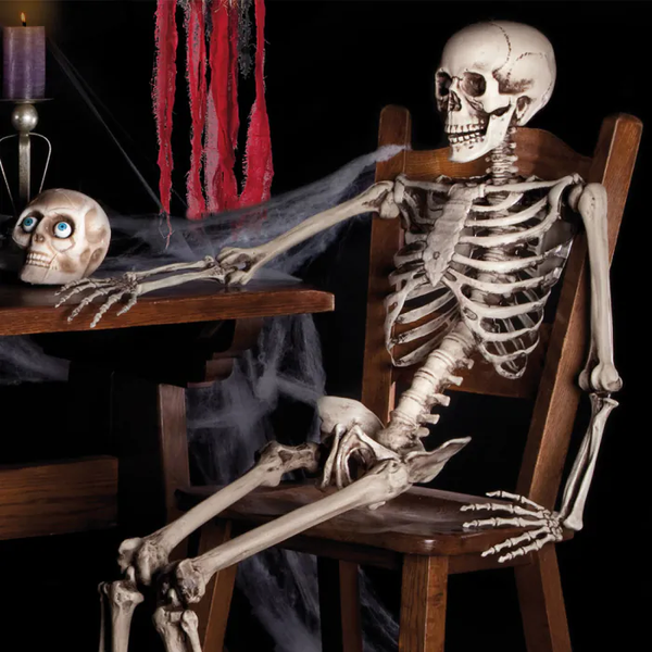 Halloween: Beweegbaar Skelet (90-160cm)