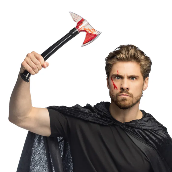 Halloween/Wapen: Bijl Bloody (34 cm)