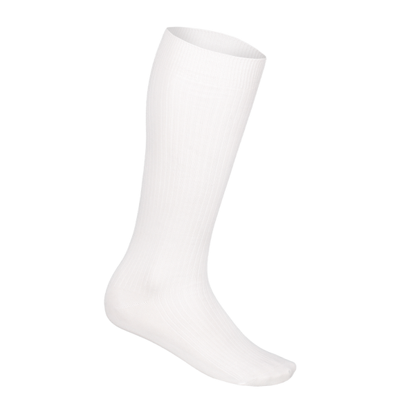 Beenmode: Kniekousen wit, kniekousen