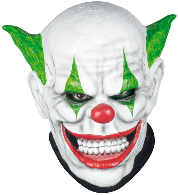 Maskers: Volledig Hoofdmasker - Jimbo Clown