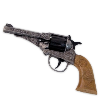 Wapen: Revolver Sterling Antik Metall 8-Schots