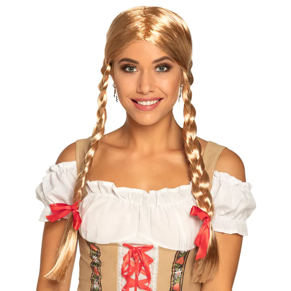 Dames Pruik: Heide Blond