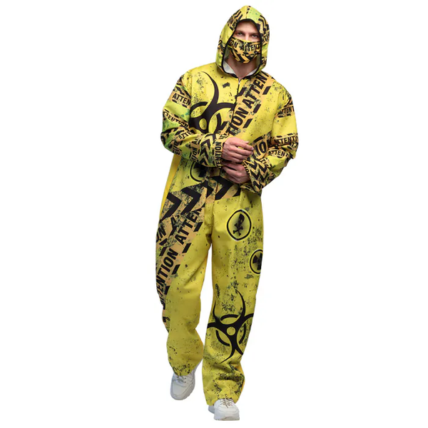 Heren Halloween: Volwassenenkostuum Radioactive