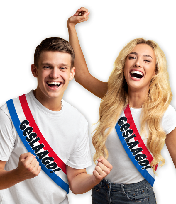 Geslaagd: Party sjerp - Geslaagd rwb