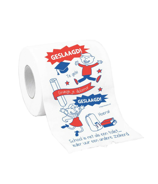 Geslaagd: Toiletpapier - Geslaagd school