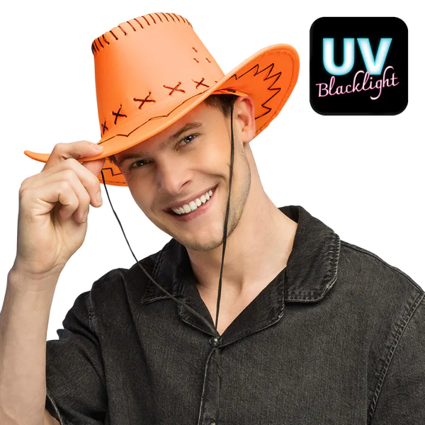 Hoeden: Cowboy Suède-Look