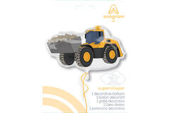 Helium folieballon Shape Construction Excavator 55x33