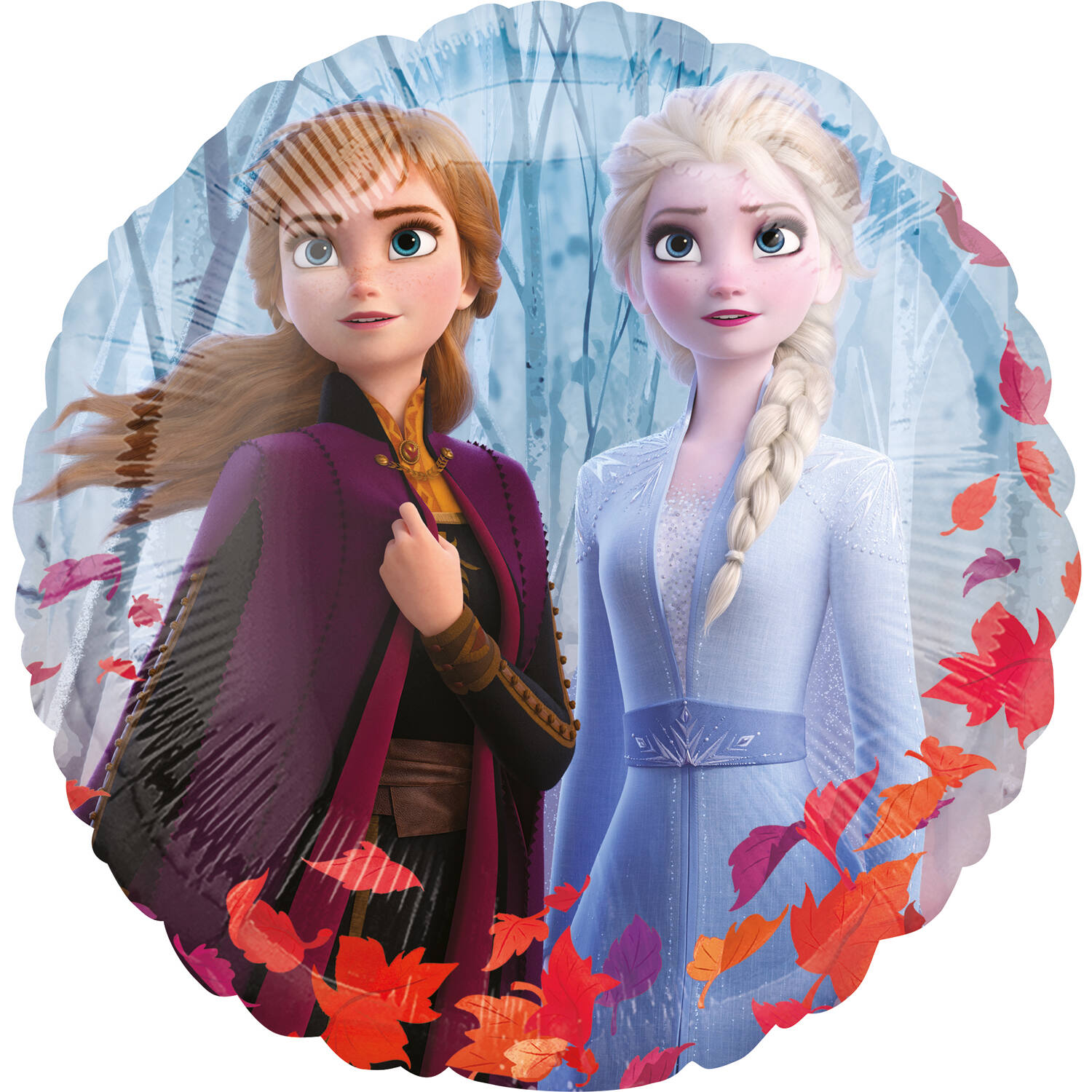 Helium folieballon – Frozen – Anna, Elsa en Olaf – 43 cm