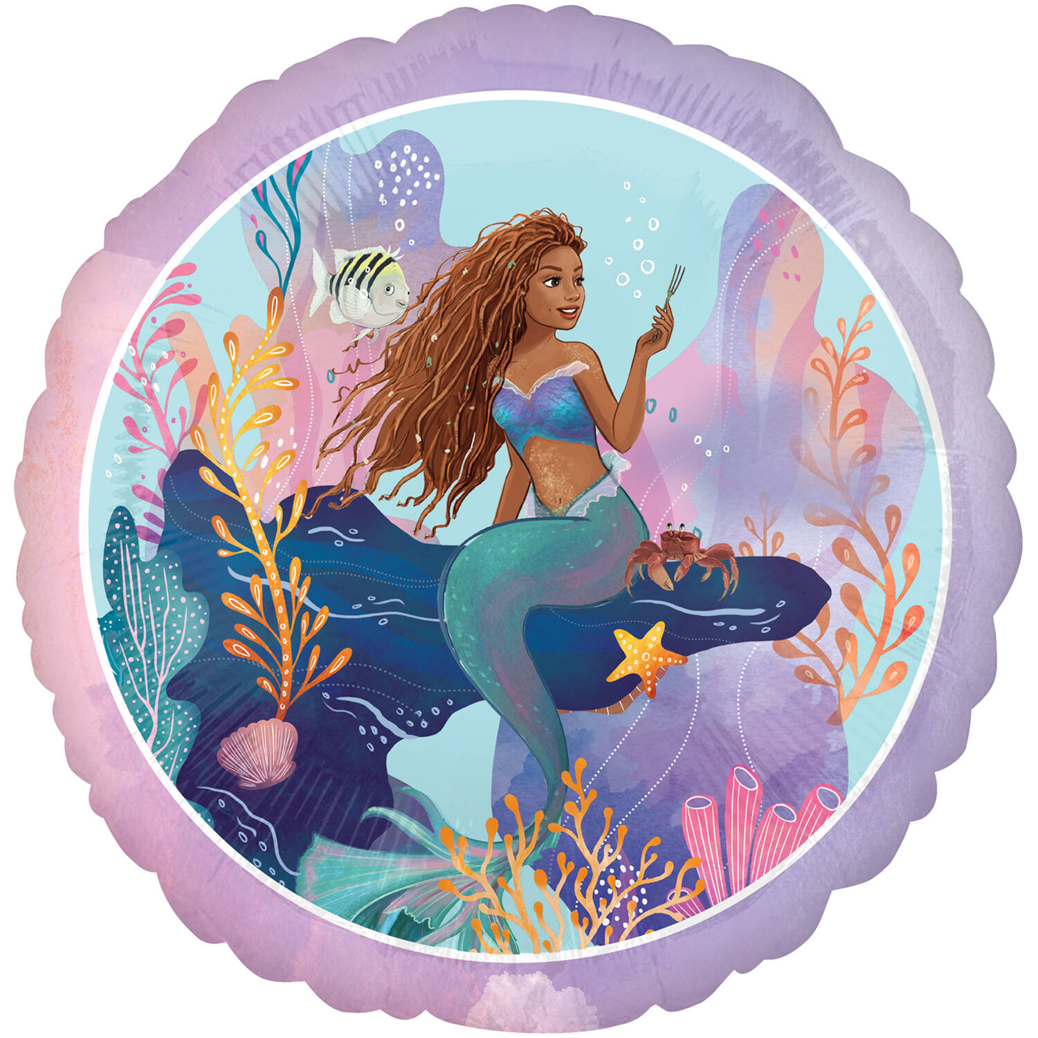 Helium folieballon Little Mermaid 45 cm