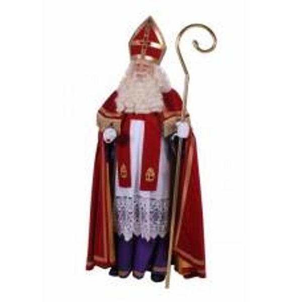 Sinterklaas Kostuum Fluweel (TV, de Luxe Stefan de Walle)