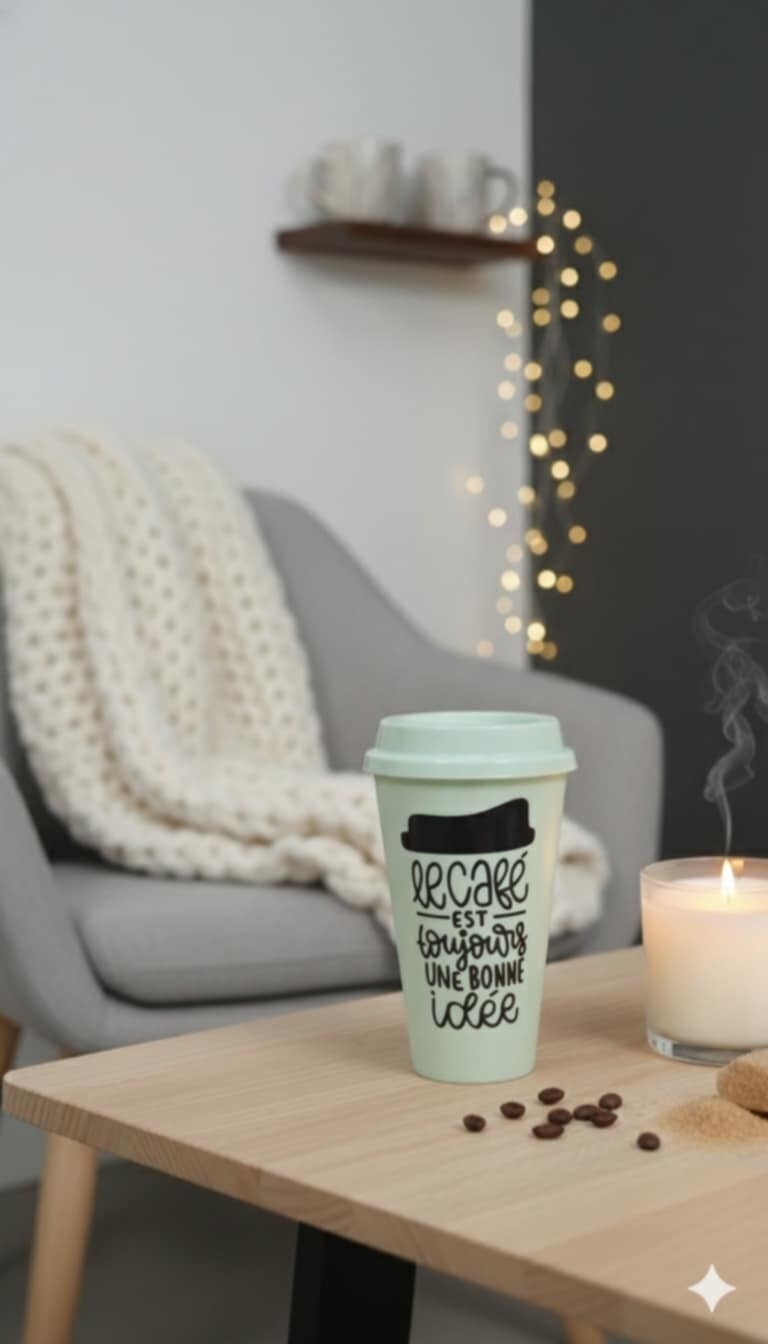 ☕ Gobelet à Café Réutilisable