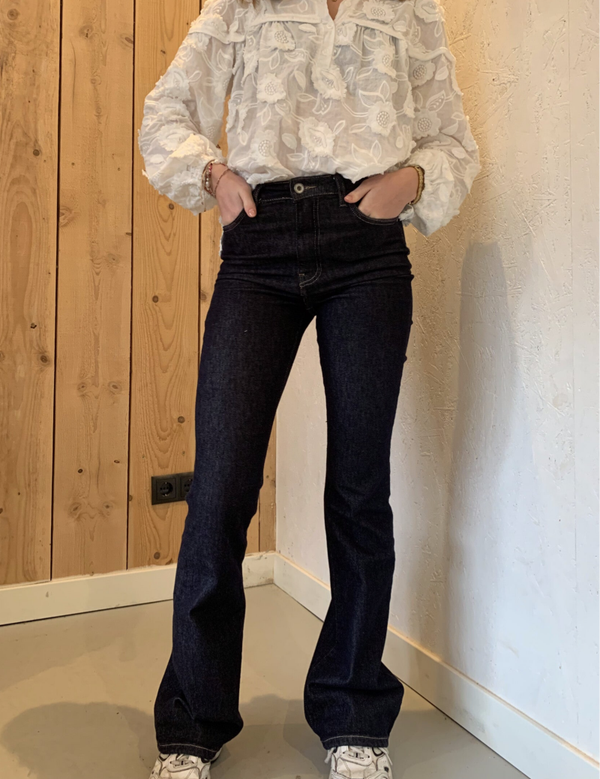 Flared jeans dark wash