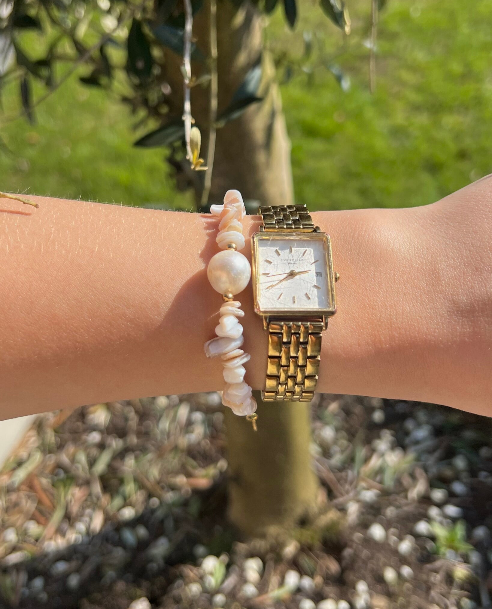 Bali armbandje A13 Beige