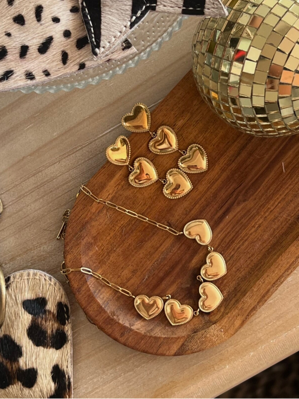 Hartjes ketting K5 goud