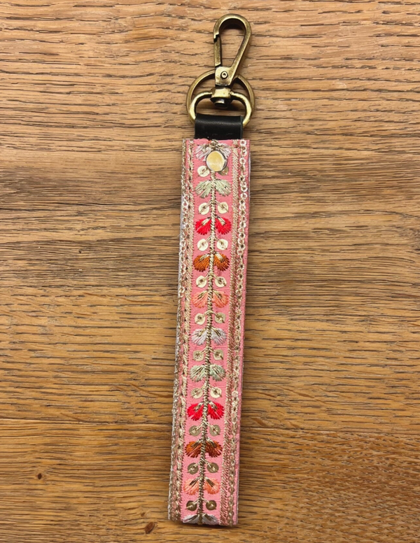 Decoratieve sleutelhanger Roze/Multikleur
