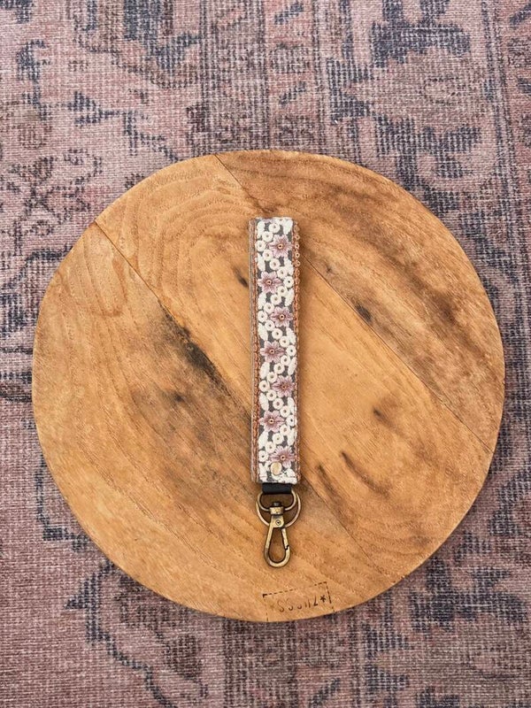 Decoratieve sleutelhanger Lichtroze/Multikleur