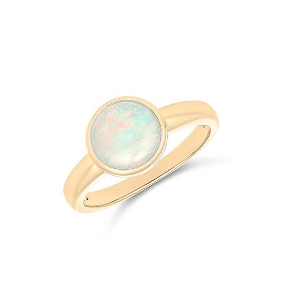 Firegem Solid Opal Ring in 9ct Gold