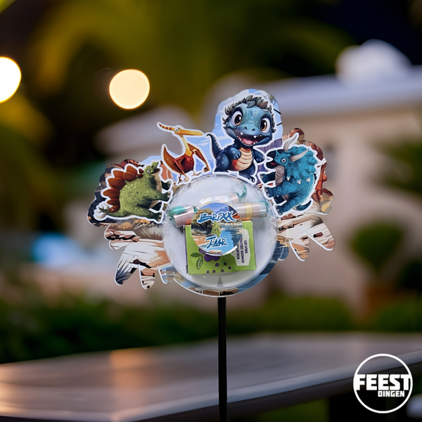 Zelf maken - Traktatie bollen - Dinosaurus