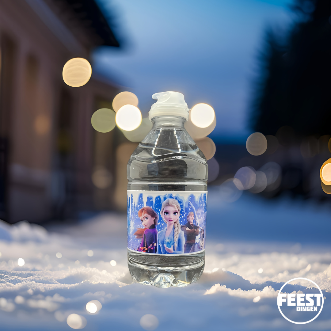 Zelf maken  - Waterfles label 33 cl  - Frozen