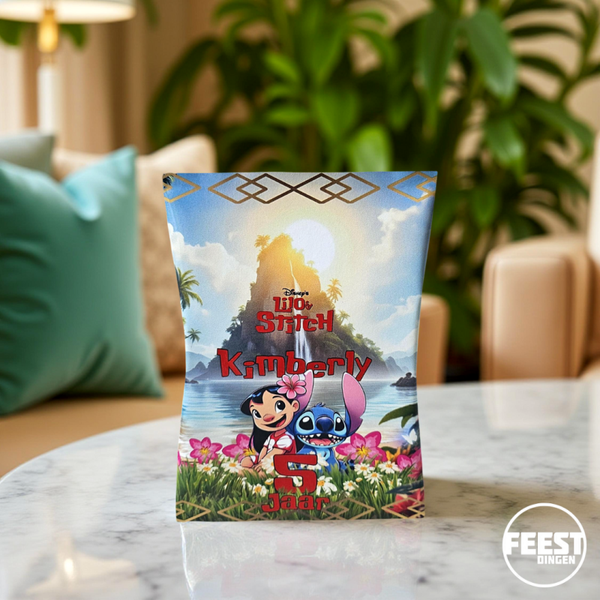 Zelf maken - Koek/chocolaatjes zakjes - Lilo & Stitch