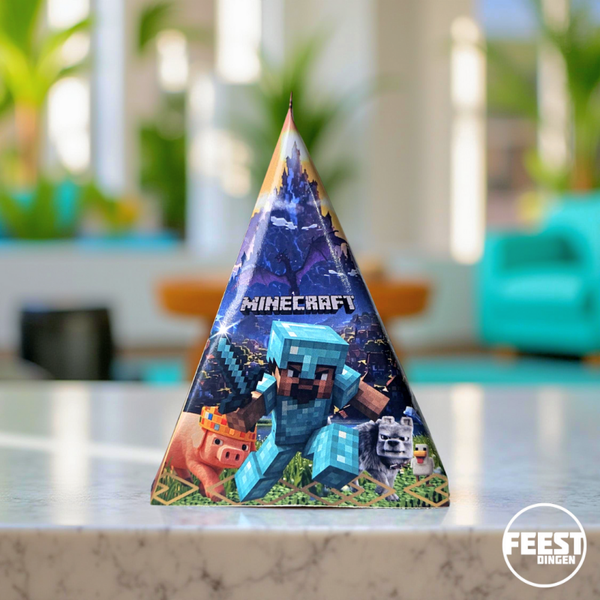 Zelf maken - Snoep pyramides - Minecraft