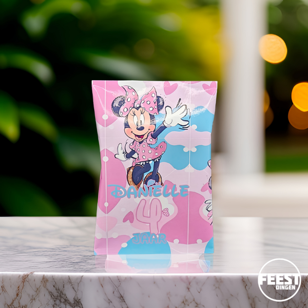 Zelf maken - Koek/chocolaatjes zakjes - Minnie mouse