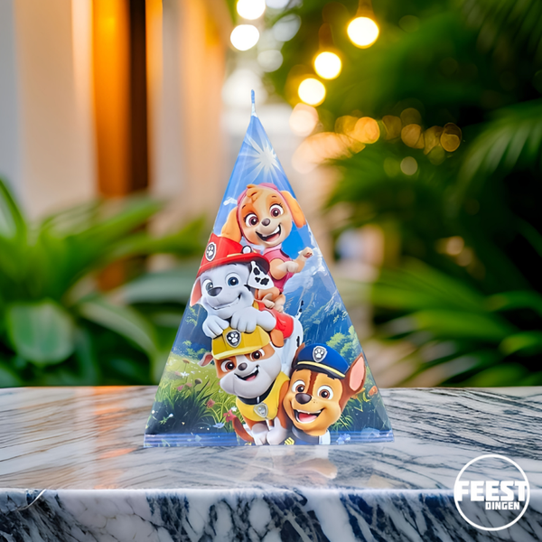 Zelf maken - Snoep pyramides - Paw patrol - Blauw