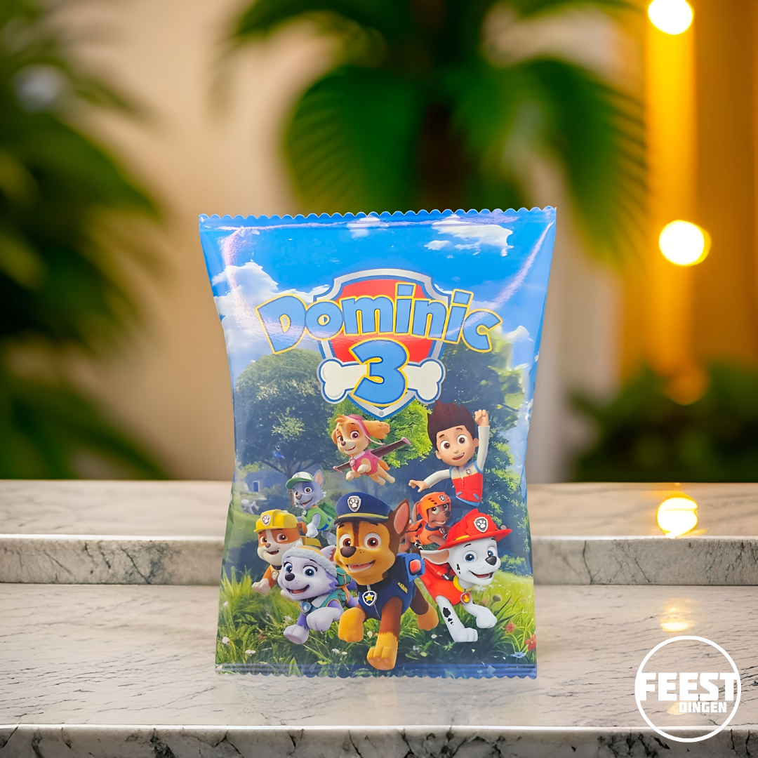 Zelf maken - Traktatie bollen - Paw patrol - Blauw